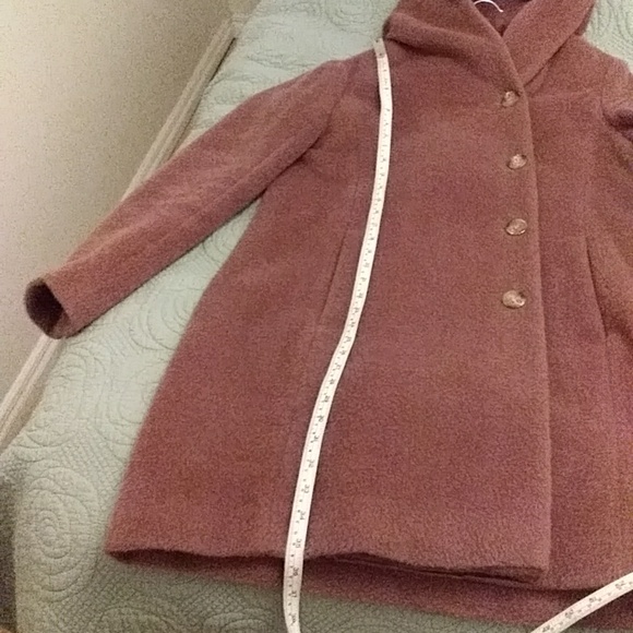 Cole Haan Wool/Alpaca Blend hooded coat. - Picture 11 of 15